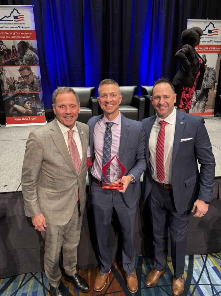 Knight Federal Wins Virginia Governor’s Veterans Award for Veteran Hiring Leadership